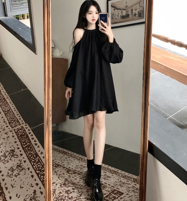 Loose temperament France style dress for women