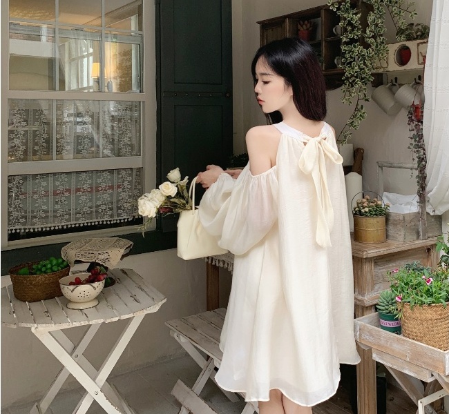 Loose temperament France style dress for women