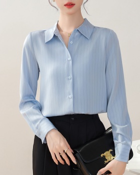 Commuting drape shirt Western style tops for women
