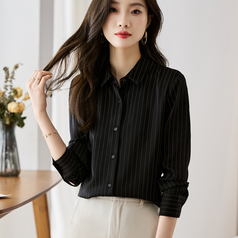 Commuting drape shirt Western style tops for women