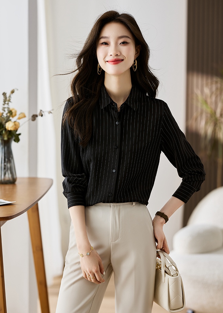 Commuting drape shirt Western style tops for women
