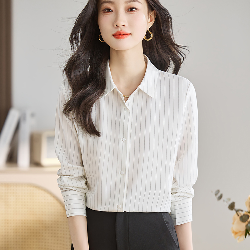 Commuting drape shirt Western style tops for women