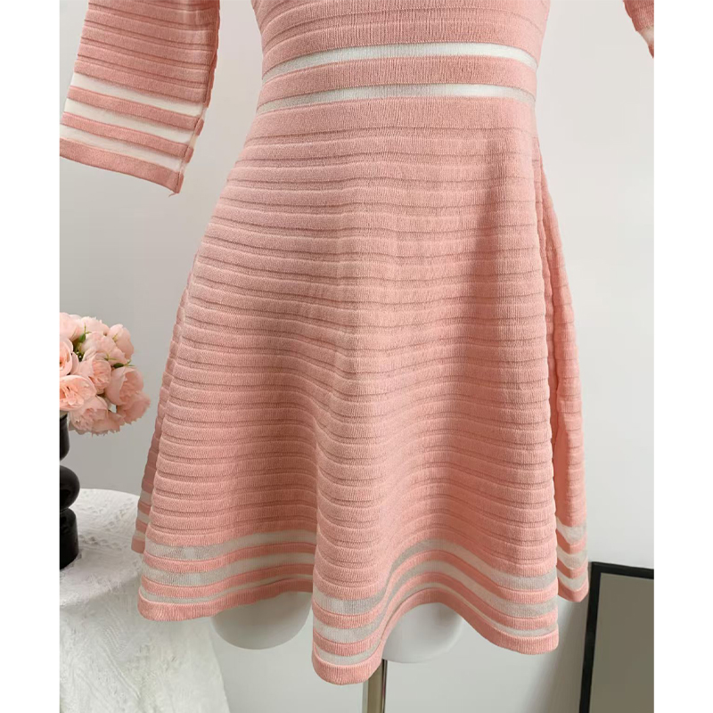 Pink summer thick and disorderly dress
