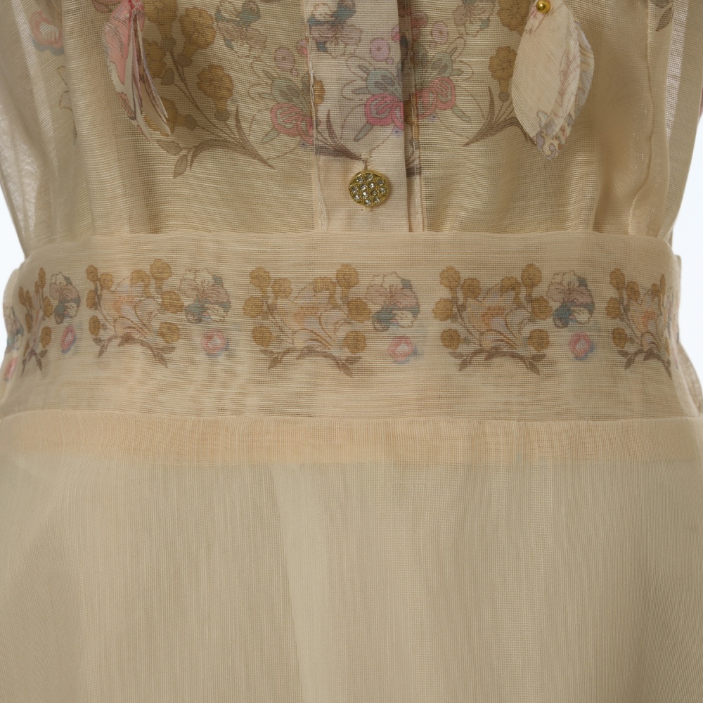 Printing colors skirt lotus leaf edges tops 2pcs set