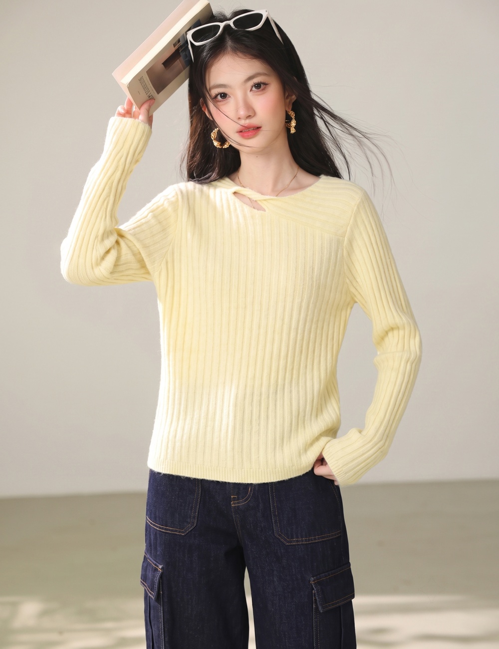 Bottoming inside the ride tops temperament sweater