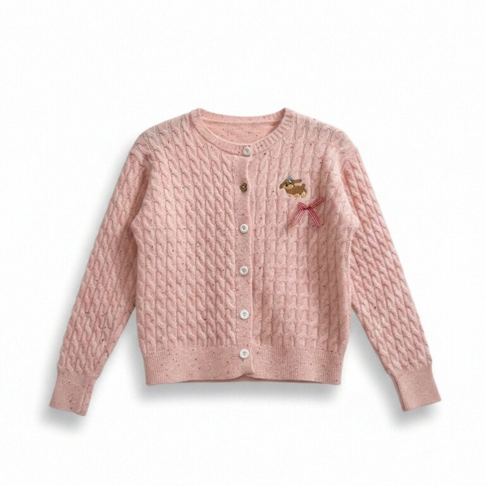 Sweet pink coat lovely cardigan for women