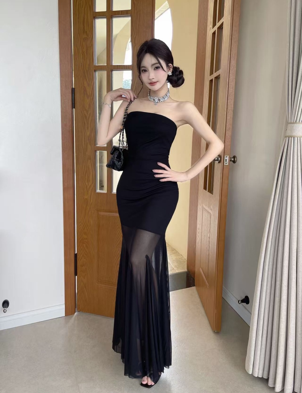 Summer package hip dress vacation sexy long dress