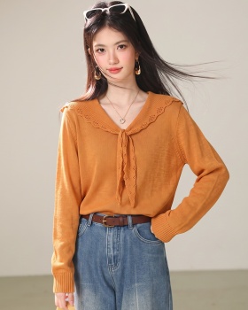 Temperament tops lazy sweater for women