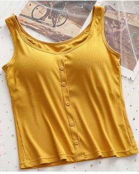 Bottoming wears outside Bra thin integrated tops