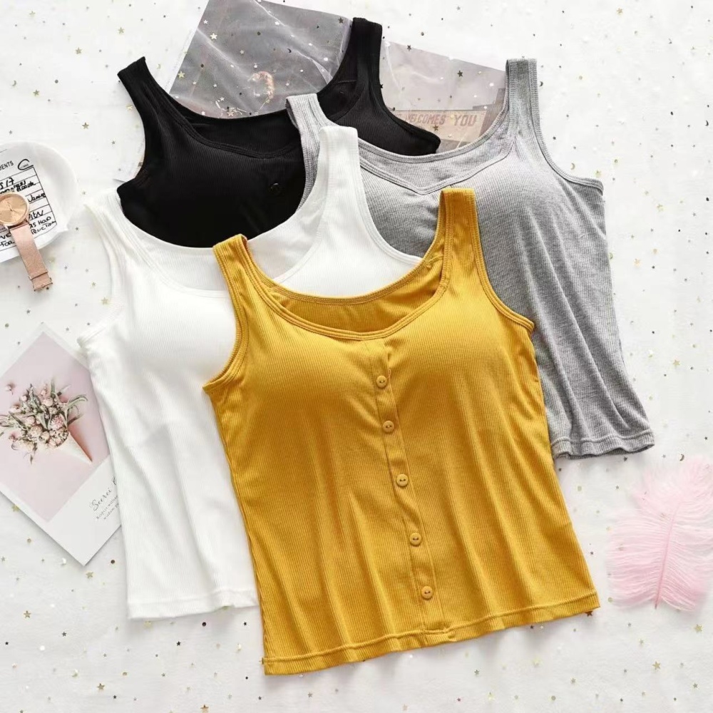 Bottoming wears outside Bra thin integrated tops