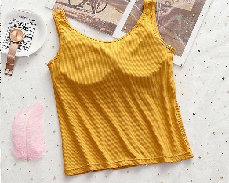 Bottoming wears outside Bra thin integrated tops