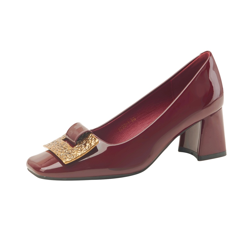 Metal buckles high-heeled shoes shoes for women