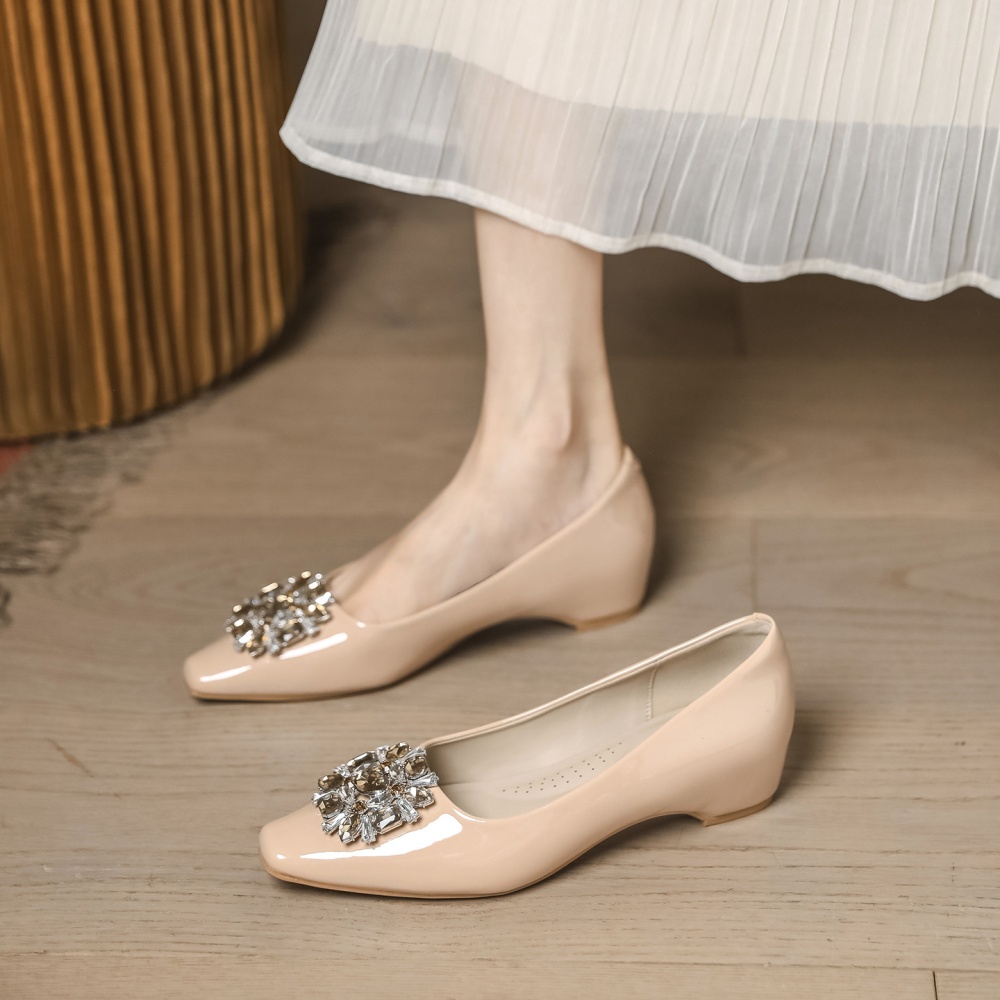 Spring and autumn shoes rhinestone lazy shoes for women