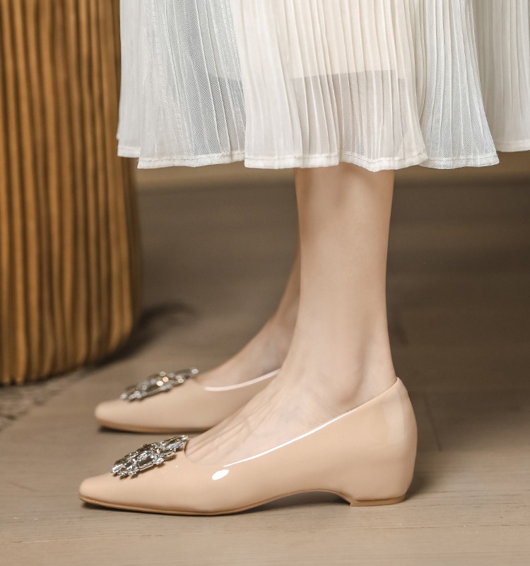 Spring and autumn shoes rhinestone lazy shoes for women