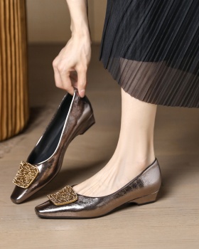 Spring and autumn France style rhinestone shoes for women