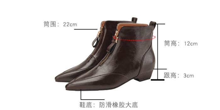 Low martin boots autumn and winter short boots