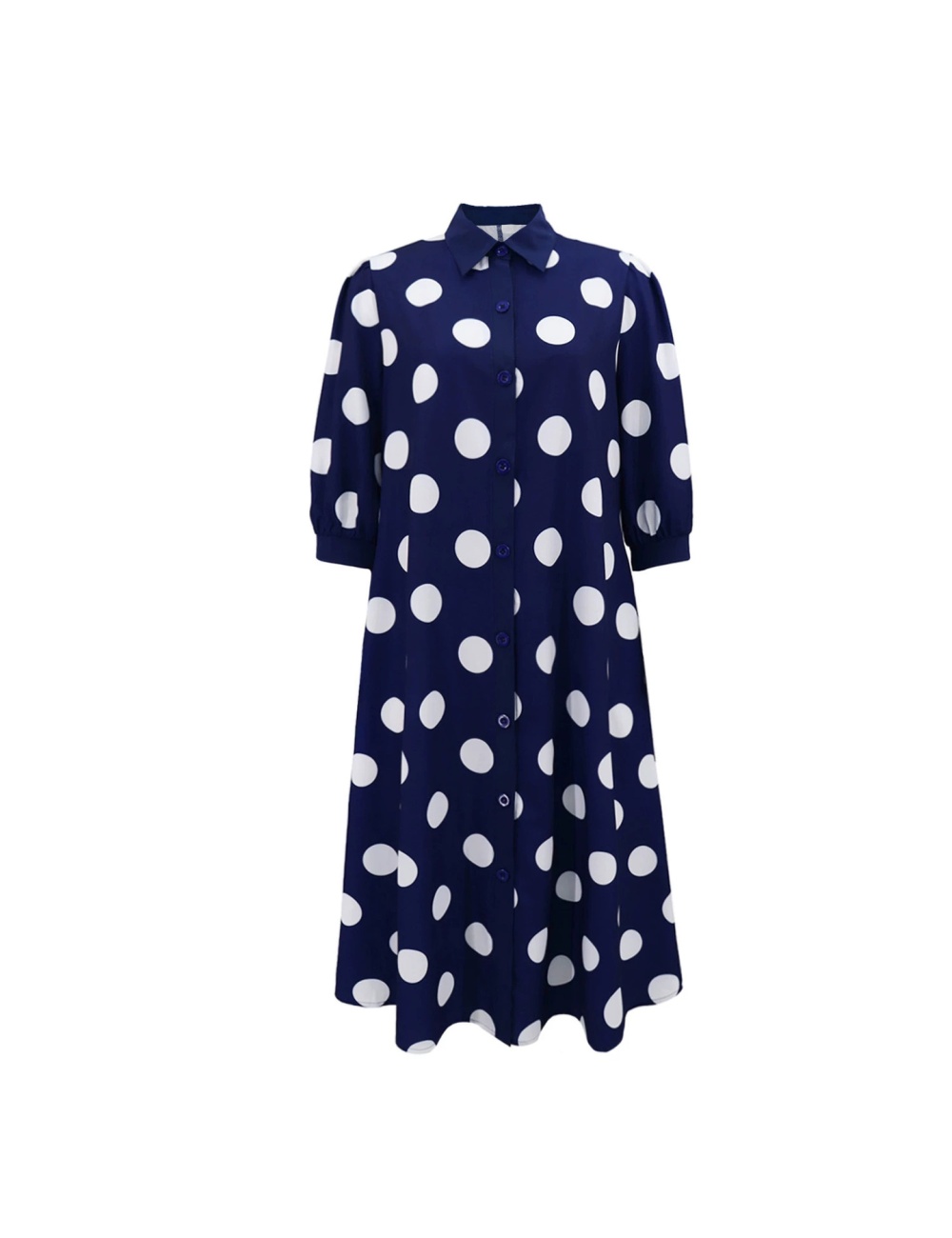 European style printing dress temperament shirt