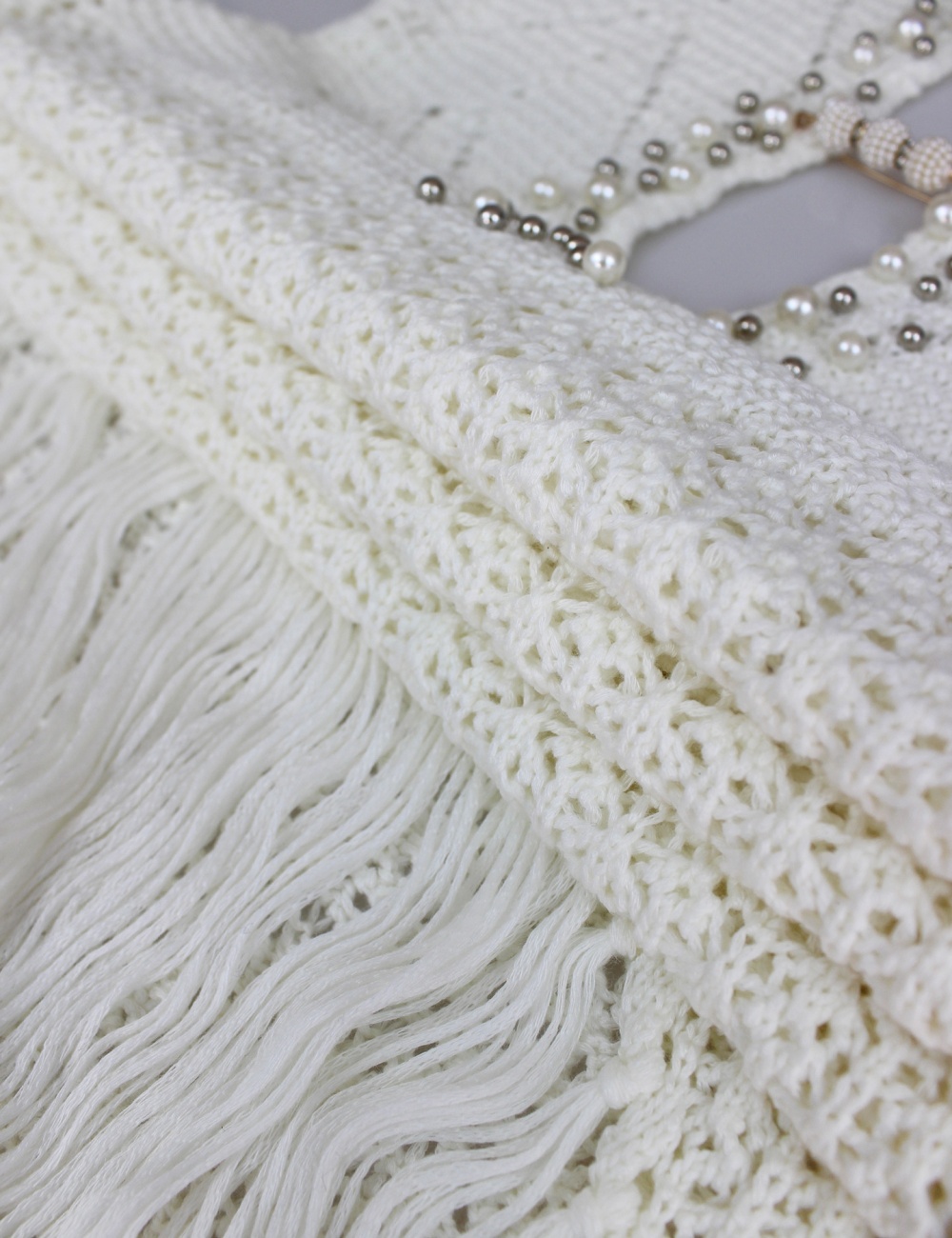 Hollow halter seaside dress vacation beading smock