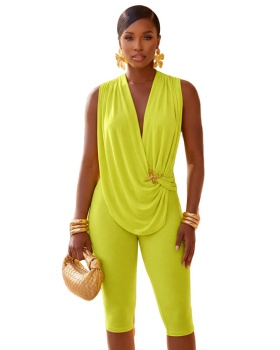 Summer seven tenths pure bud autumn jumpsuit