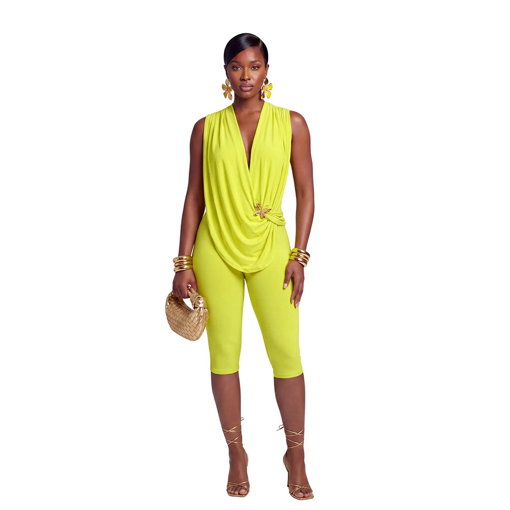 Summer seven tenths pure bud autumn jumpsuit