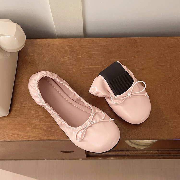 Lady low lazy shoes France style four seasons flattie
