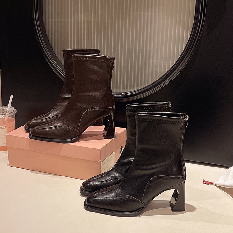 Fashion France style boots lady short boots