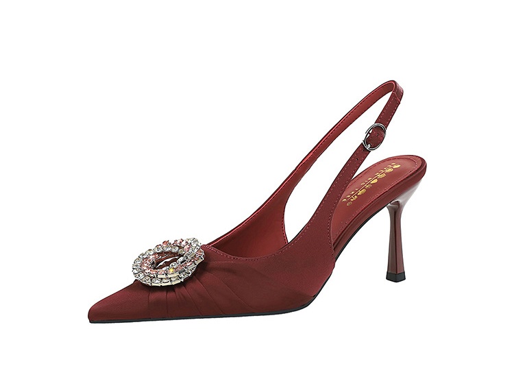 Rhinestone sandals sexy high-heeled shoes for women