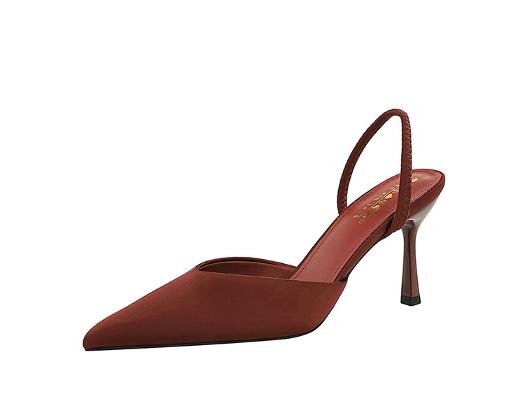 Fine-root sandals low high-heeled shoes for women