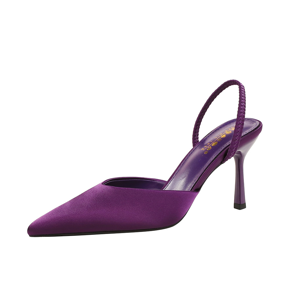Fine-root sandals low high-heeled shoes for women
