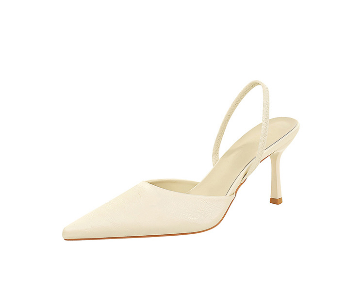 Fashion low sandals simple high-heeled shoes for women