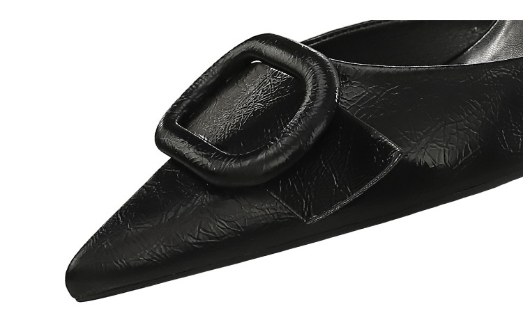 Belt buckle low fashion European style high-heeled shoes