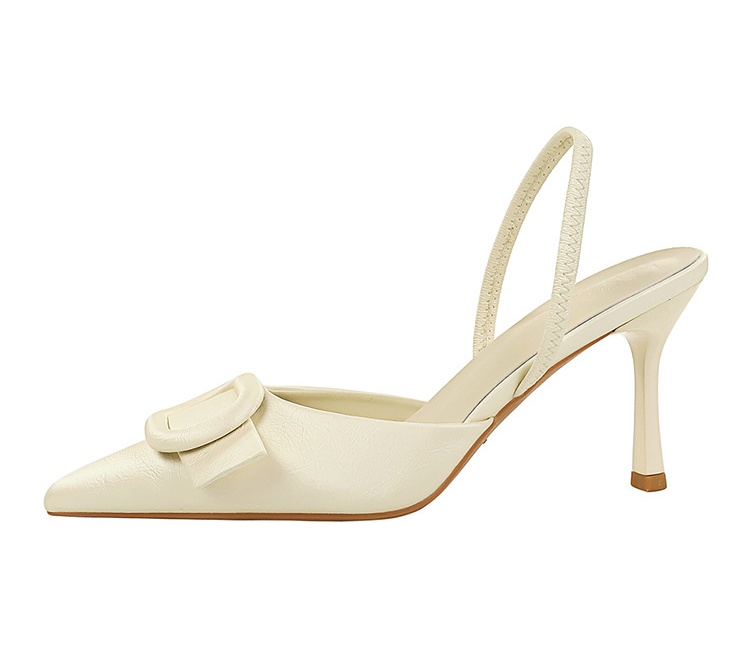 Belt buckle low fashion European style high-heeled shoes