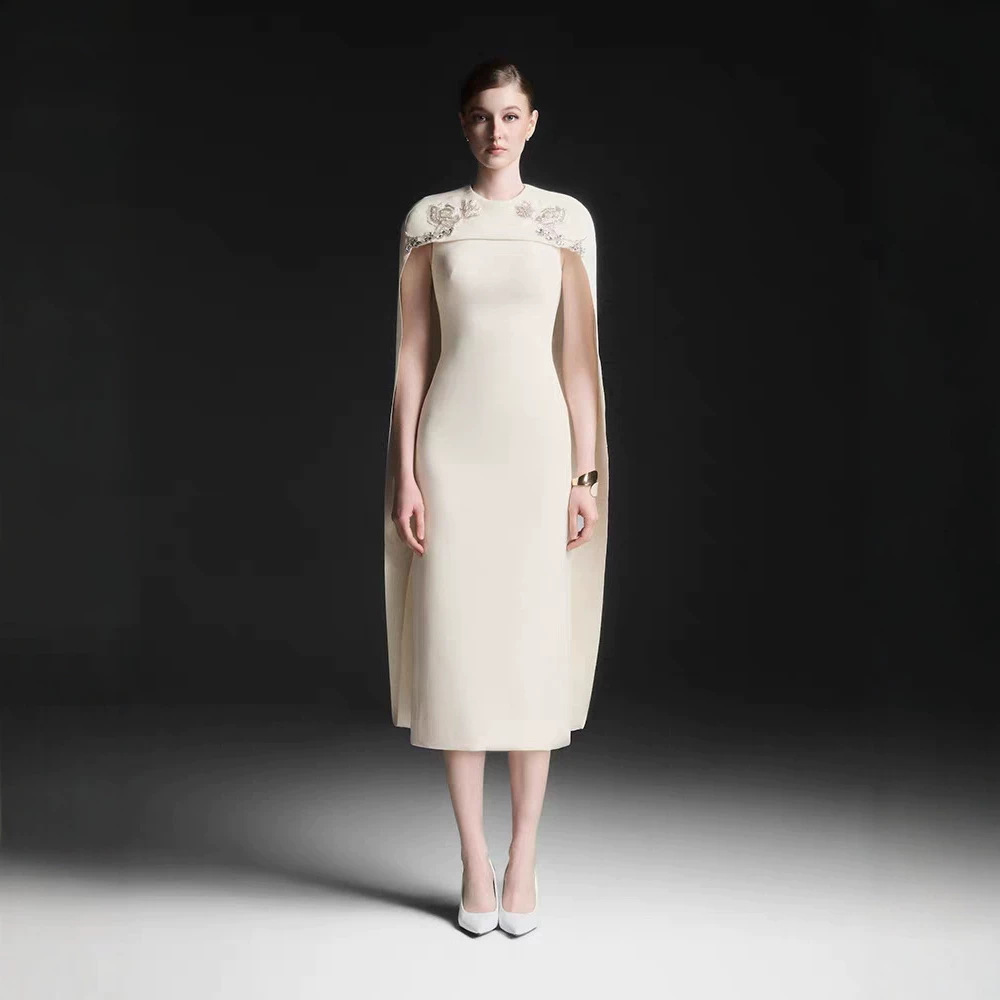Light luxury temperament long dress beading formal dress