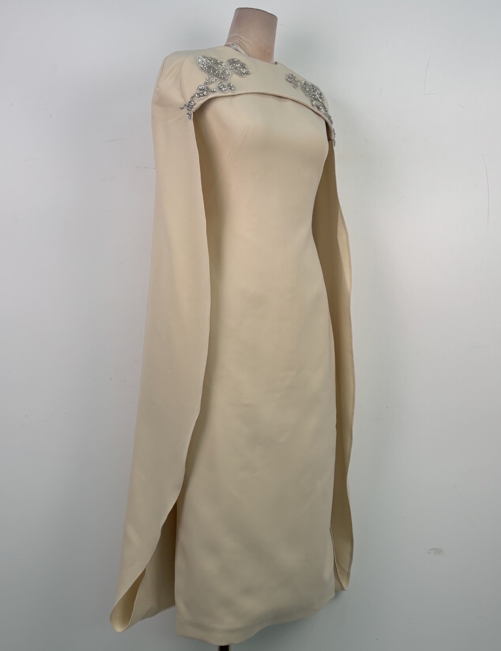 Light luxury temperament long dress beading formal dress