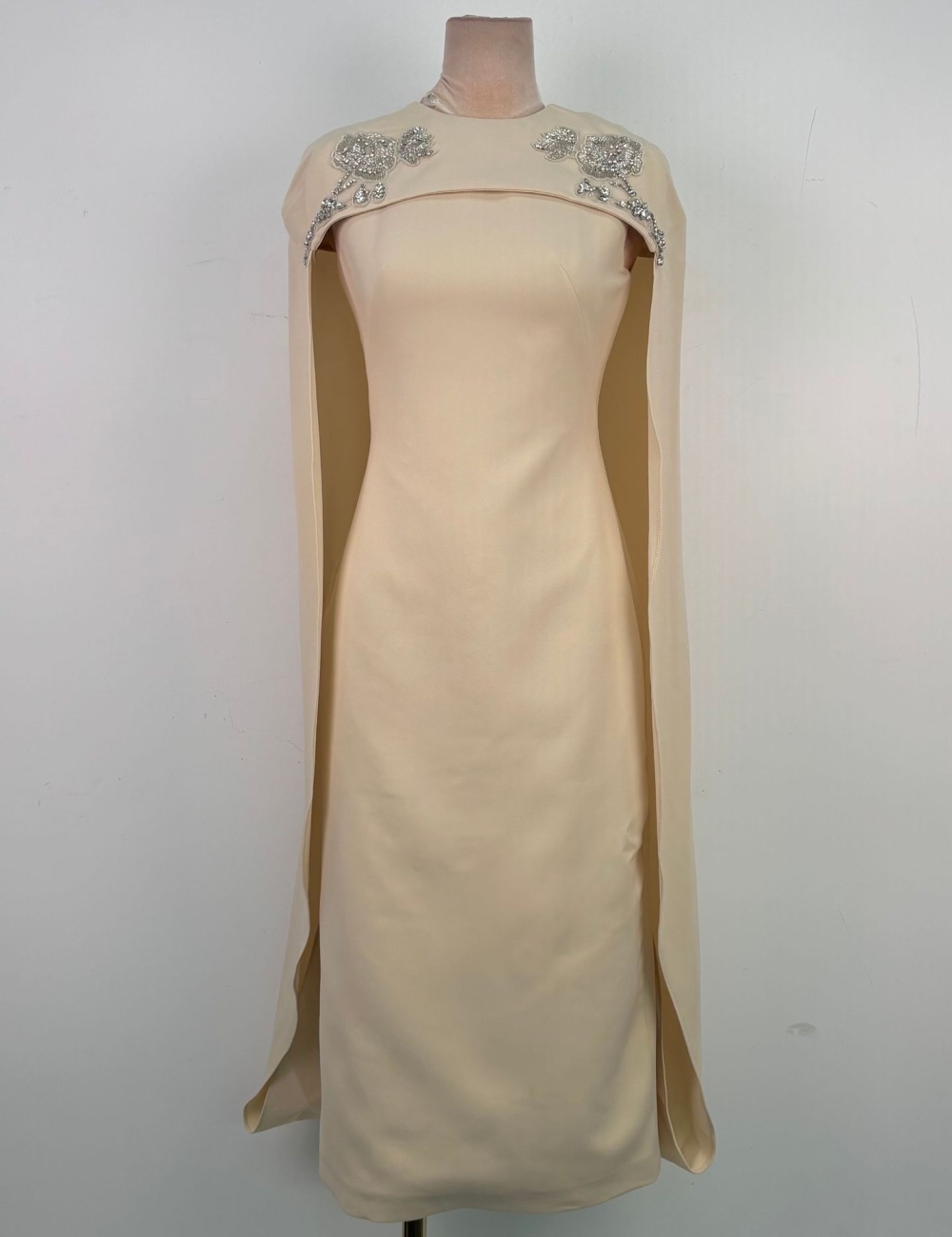 Light luxury temperament long dress beading formal dress