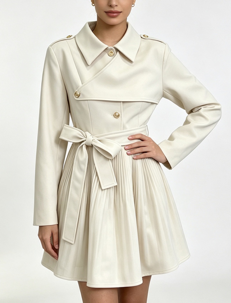 Autumn bow corset France style fashion dress for women