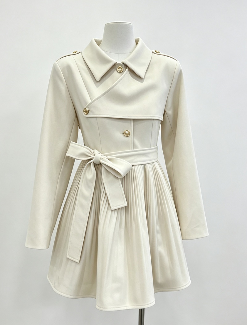 Autumn bow corset France style fashion dress for women