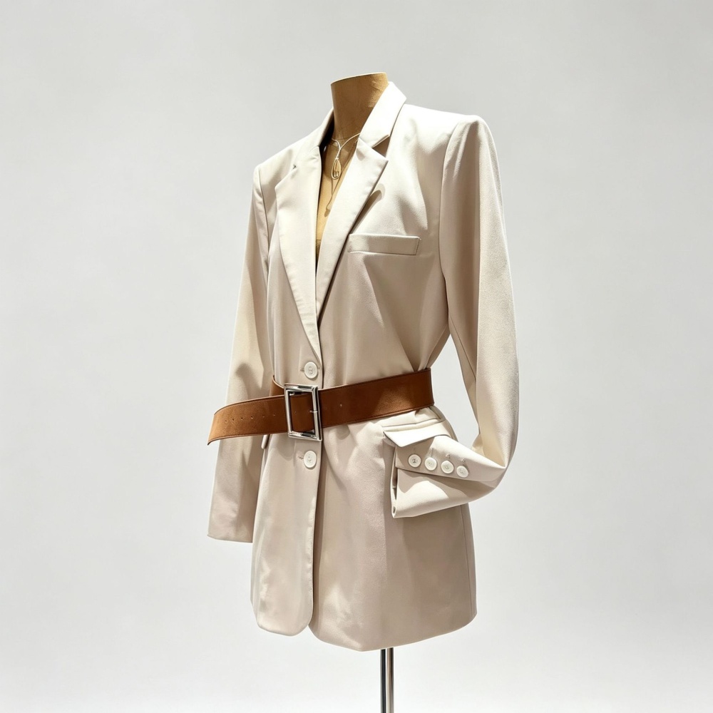 Autumn slim business suit France style coat for women
