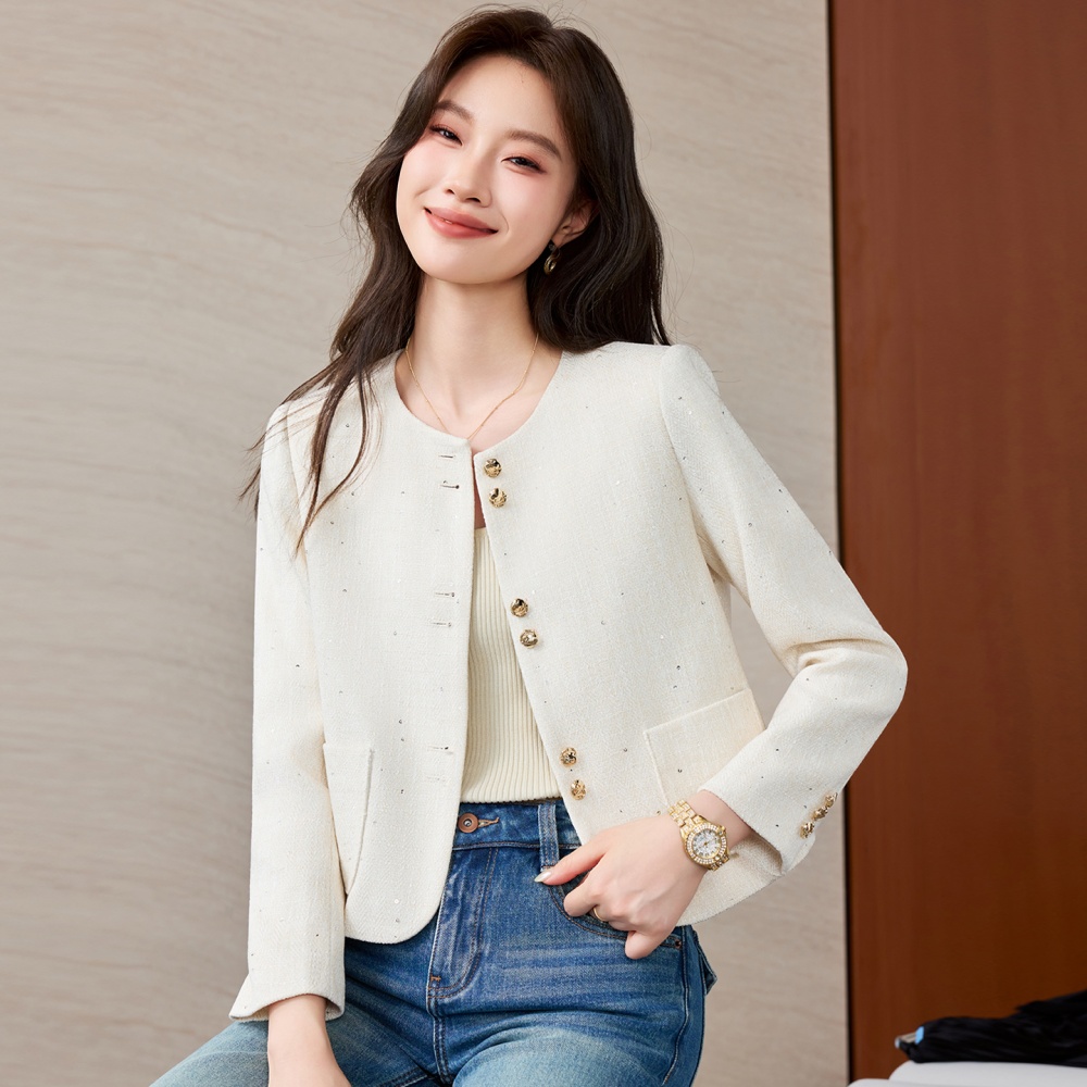 Ladies temperament cardigan chanelstyle slim tops