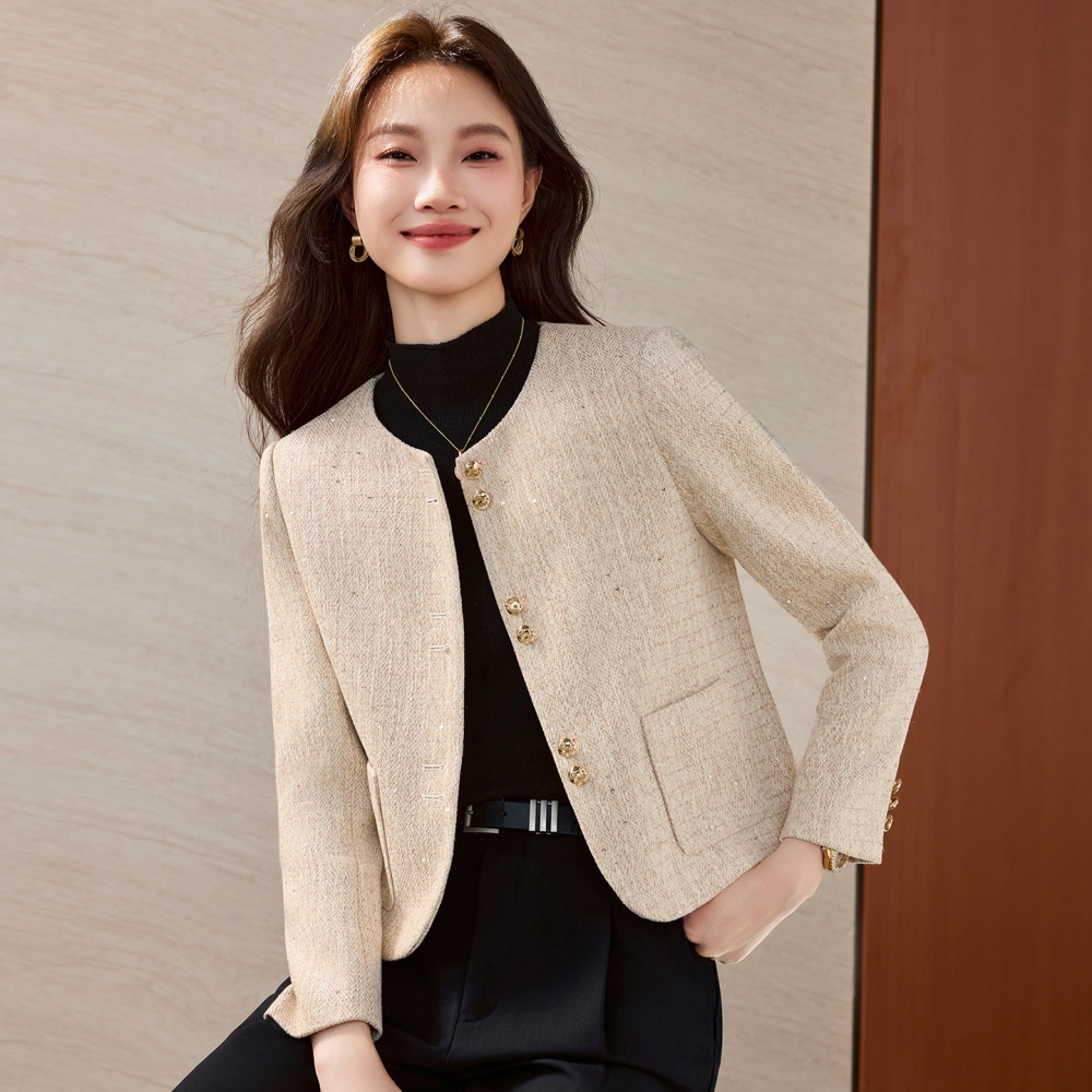 Ladies temperament cardigan chanelstyle slim tops