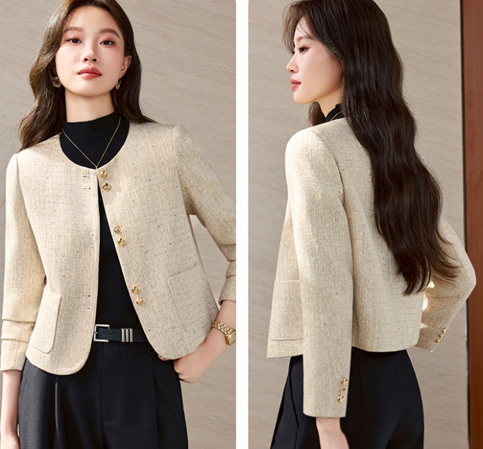 Ladies temperament cardigan chanelstyle slim tops