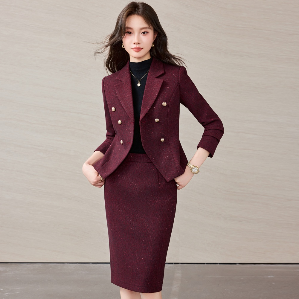 Package hip skirt business suit 2pcs set for women