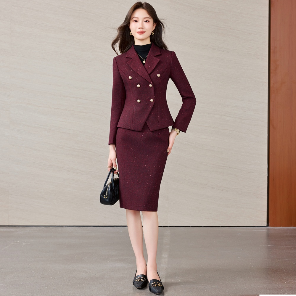 Package hip skirt business suit 2pcs set for women