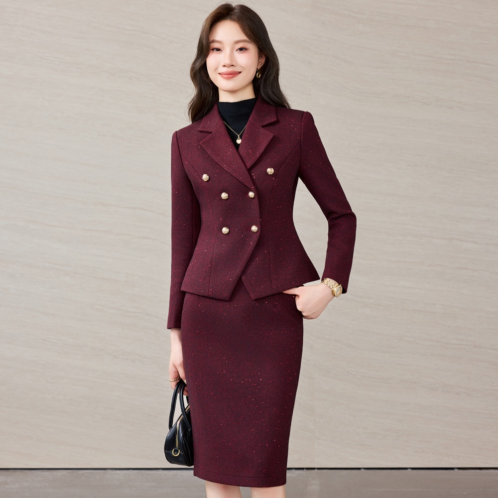 Package hip skirt business suit 2pcs set for women