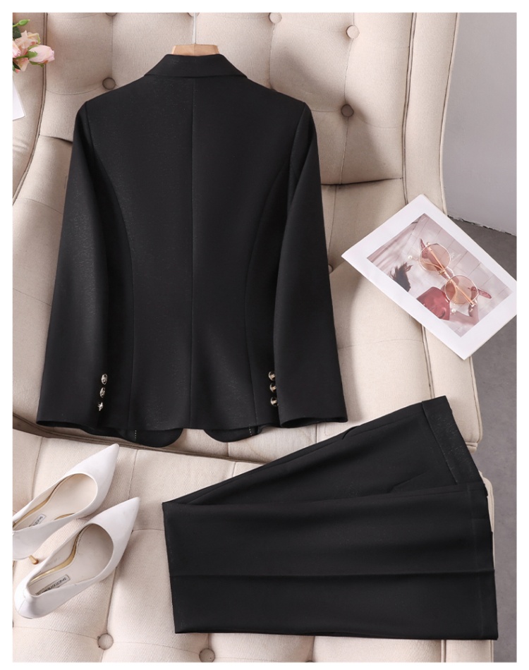 Slim suit pants business suit a set for women