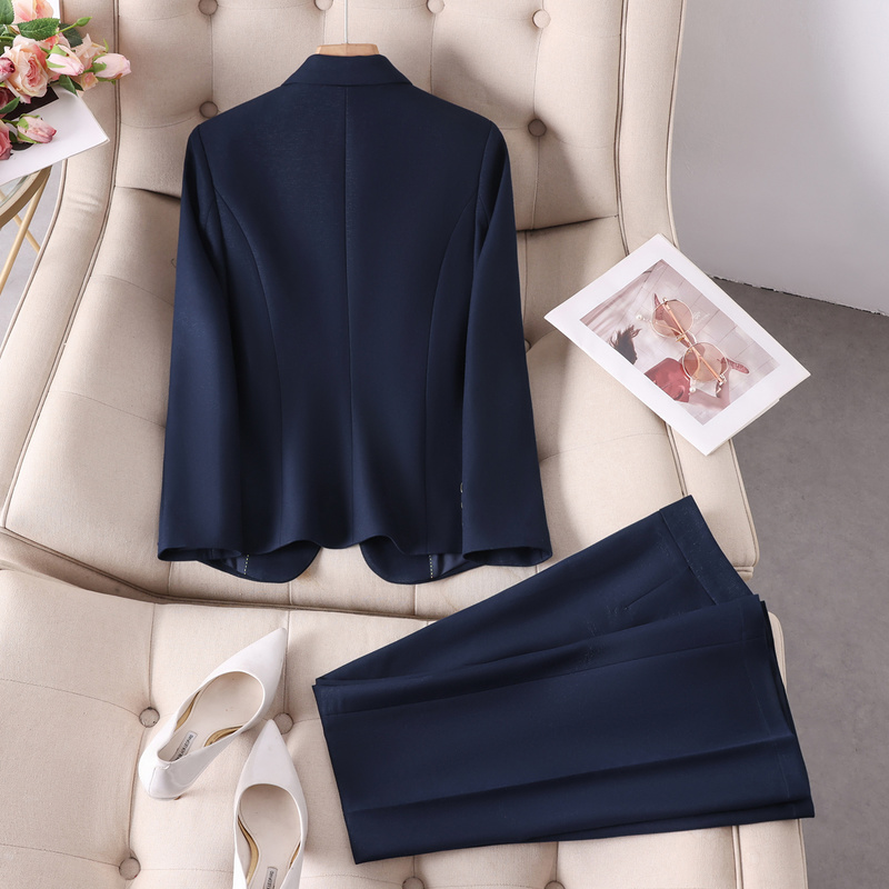 Slim suit pants business suit a set for women