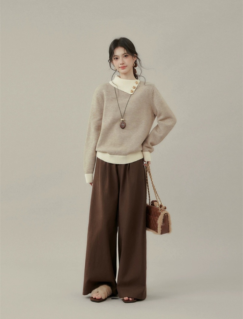 Pullover tops autumn and winter sweater for women