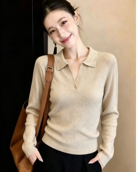Slim autumn bottoming shirt inside the ride sweater