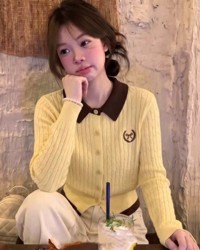 College style cardigan Korean style tops for women