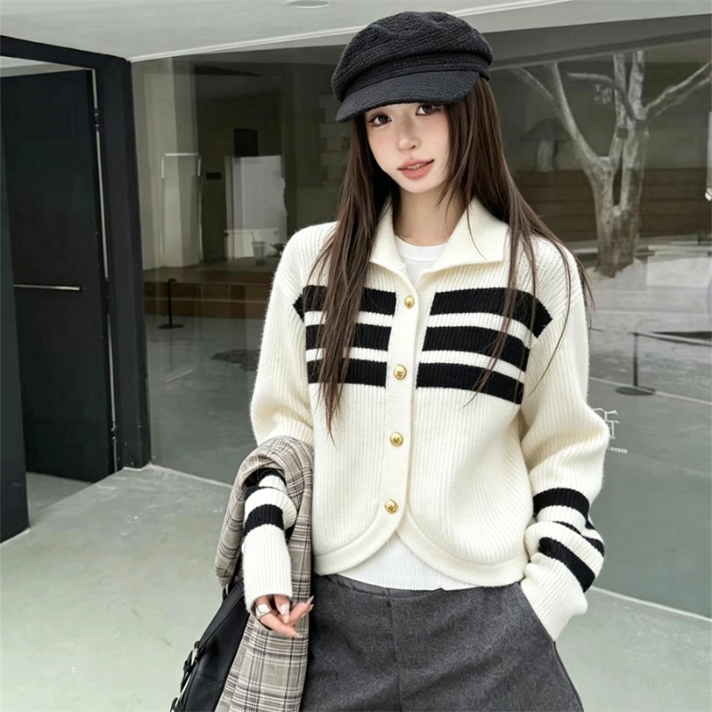 Cardigans Korean style tops knitted shirts for women